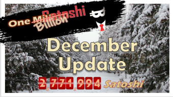 One Billion Satoshi - December Update