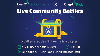 CryptoPick Community Battles n°3 - Les Collectionneurs -  FREE NFTs