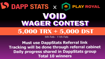 DappStats x PlayRoyal Wager Contest!