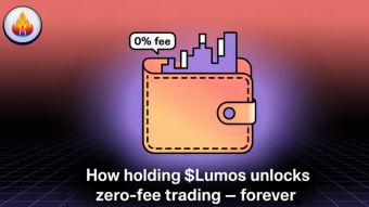 How Holding $LUMOS Unlocks Zero-Fee Trading — Forever
