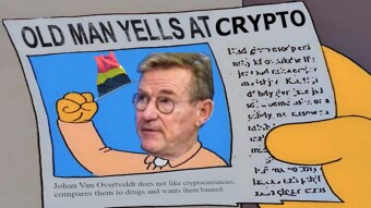 Old Man From Belgium Starts Yelling About Crypto
