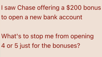 Churning Bank Sign-up Promotions