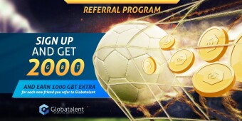 Раздача от новой биржи Globatalent 3.5 usd