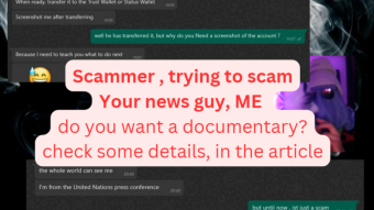21.04.23- Your ALEXISREAD, youtube news guy,  GOT A Crypto SCAMMER ! do you want good details and a video on that ? check the first details  about the SCAM