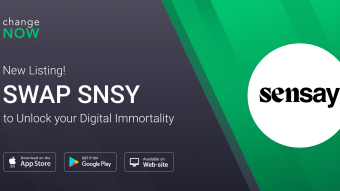 Discover Digital Immortality with Sensay and Swap SNSY on ChangeNOW!
