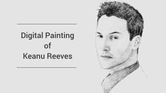 Digital Drawing - Keanu Reeves