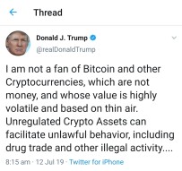 Bitcoin VS Trump