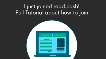 How to join read.cash (tutorial & my first post in the platform)