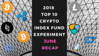 EXPERIMENT - Tracking Top 10 Cryptocurrencies for Two Years (2018 & 2019) - Month Eighteen - Down 71%