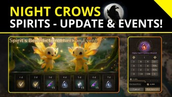 Night Crows 🌒| Update - Spirit News and Events!