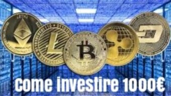 Come investiremmo 1000€ in Bitcoin e altre Criptovalute