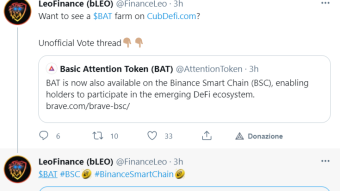 Vote LeoFinance Survey: Do You Want a BAT Farm on Cub Finance?