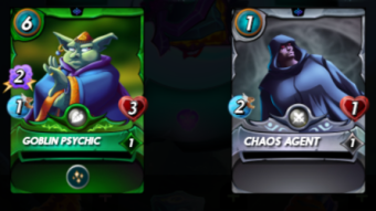 5 x Splinterlands Chaos Legion Booster Packs geöffnet