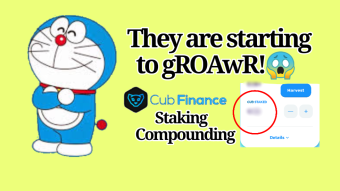Staking and Compounding my $CUB, they are starting to gROAwR!