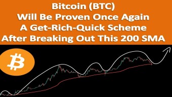 Bitcoin (BTC) Will Be Proven Once Again A Get-Rich-Quick Scheme After Breaking Out This 200 SMA