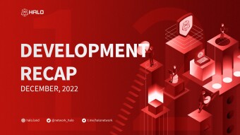 HALO Network December Development Recap
