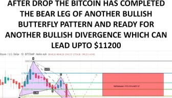 AFTER DROP BITCOIN COMPLETED BEAR LEG OF ANOTHER BUTTERFLY AND READY FOR ANOTHER BULLISH DIVERGENCE