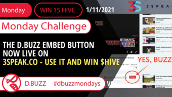 Win 15 HIVE >> Monday Challenge >> From D.Buzz (ROUND 27)
