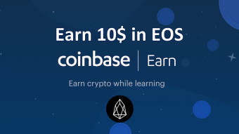 Coinbase | Earn 10$ of EOS