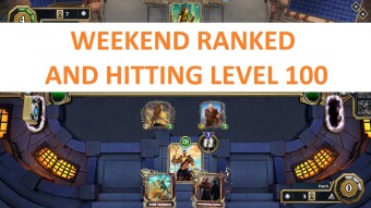 Gods Unchained - Weekend ranked and hitting level 100