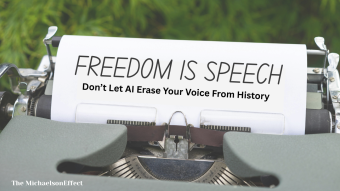 Freedom Is Speech — Don't Let AI Erase Your Voice from History
