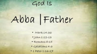Abba Father not my will but yours be done