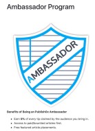 Affiliate Stats: where to share your Publish0X Ambassador Referral Link.