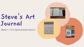 Art Journal : Week 1 - First Splinterlands Sketch