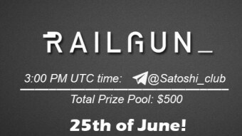 Join the AMA of Satoshi Club x Railgun. Rewards: 500 USDT, June 25th.