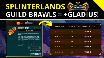 Splinterlands 🐉| Guild Brawls to have more Gladius Cards! +Tips