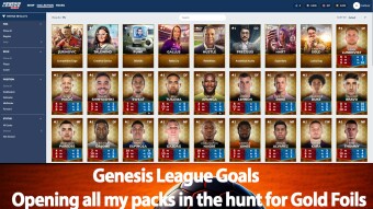 Genesis League Goals - Opening all my packs in the hunt for Gold Foils