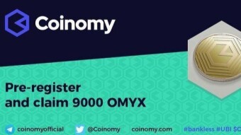 coinomy airdrop ~ get 9000$ worth $200 OMYX tokens for free