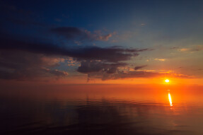 Where sky meets sea