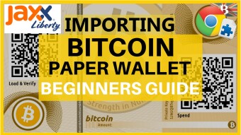 Importing Bitcoin Paper Wallet | Jaxx Wallet Chrome Extention