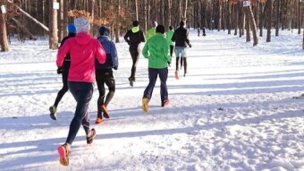 Forest running - “Salomon Winter Cross”