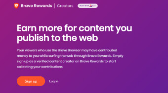 How to sign up for a Brave Creators account