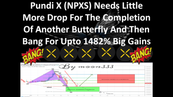 Pundi X (NPXS) Needs Little More Drop For The Completion Of Another Butterfly And Then Bang For Upto 1482% Big Gains