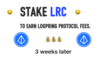 Staking Loopring (LRC): 3 weeks later