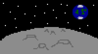 A View From the Moon | Krita and Gimp