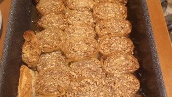 Foodbook #442 Saragli - Rolled Baklava