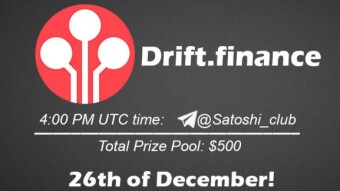 Drift.finance x SatoshiClub AMA from 26 December