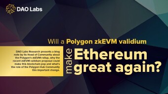 Gagawin ba muli ng Polygon zkEVM validium ang Ethereum na mahusay?