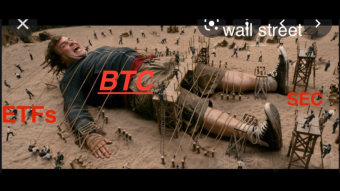 regulatory shock live action!!   Letitia vs. Antonio!  Bitcoin is home free/ bitcoin is tied down by ETFs!  Gensler's powermad drive to Treasury