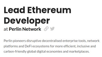 Work opportunity - Ethereum DeFi