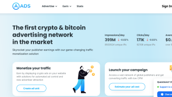 Crypto ad network A-ads has stopped paying some online publishers