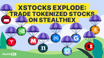 Swap xStocks Tokens Instantly on StealthEX