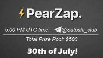 Join the AMA of Satoshi Club x Pearzap. Rewards: 500 USDT, July 30th.