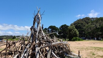 The end of Bega River: Tathra, AUSTRALIA
