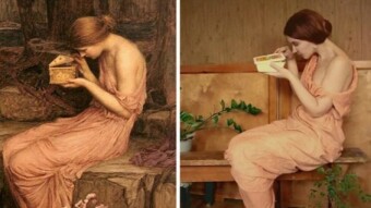 Art challenge Etisalate: Russian Internet users, sitting on isolation, recreate works of art