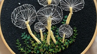 A quarantine activity : Embroidery
